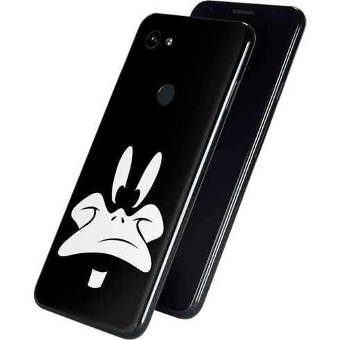 Looney Tunes Daffy Duck Plain Black and White Google Pixel 3a XL Skin